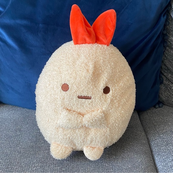 Sumikko Gurashi San-X Fried Shrimp Tail Ebi Fry Plush Stuffed Doll Japan Soft - Picture 2 of 5